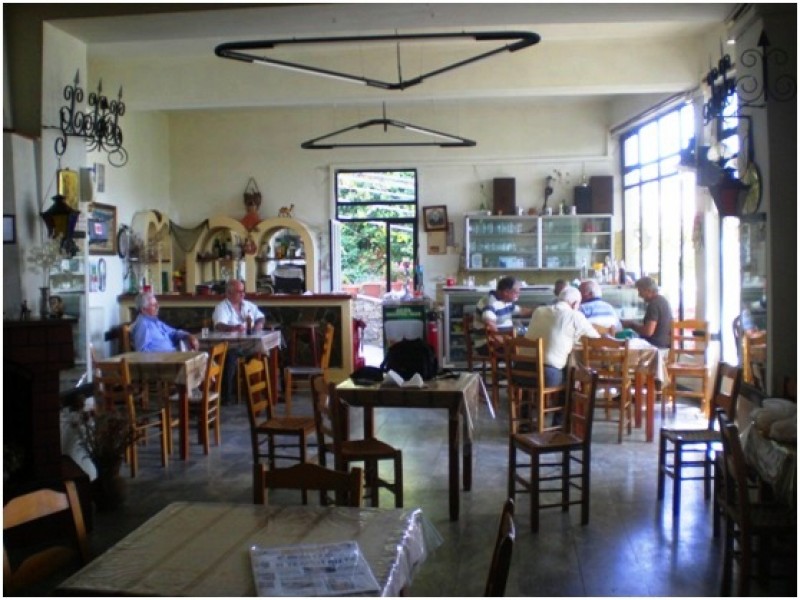 Kafeneio, az idősebb férfiak kávézója