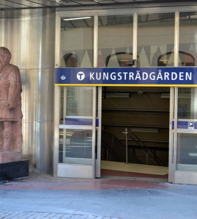 Művészet a svéd metróban