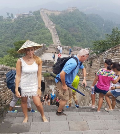 Különleges látogatás a kínai nagy falnál